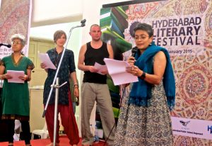 Poetry Connections India performance at Hyderabad Literary Festival