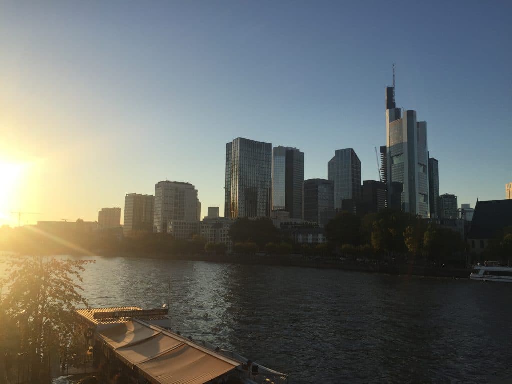 Frankfurt Book Fair 2018 Warm Weather and Sunny Atmosphere